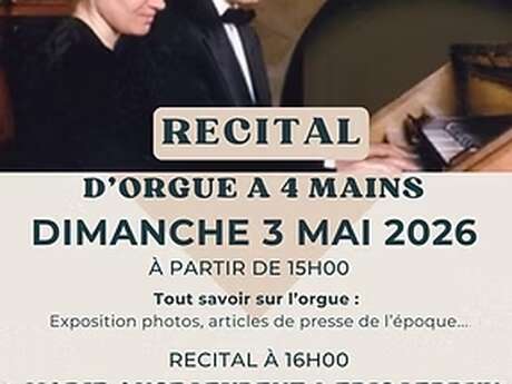 Recital d'orgue à 4 mains