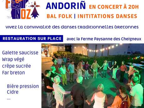 Fest-Noz : Concert : Andorin et Bal Folk