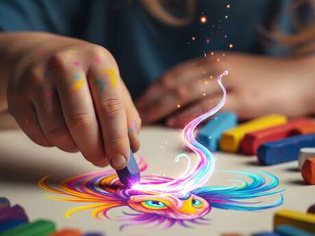 ATELIER ENFANT (6-12 ans): Pastels, les bâtons de couleur magiques !