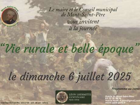 Journée "vie rurale et belle époque" à Mont-Saint-Père Journée "vie rurale et belle époque" à Mont-Saint-Père