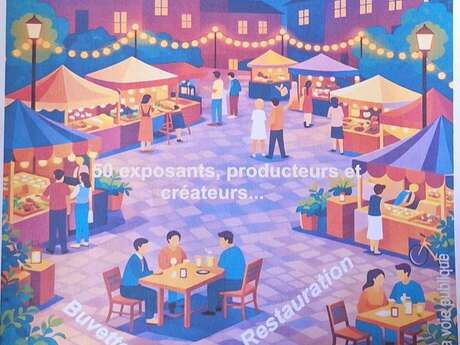 Marché nocturne à Condé-en-Brie
