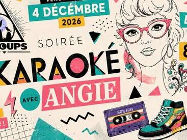 Soirée Karaoké avec Angie - Brasserie Les Trois Loups.