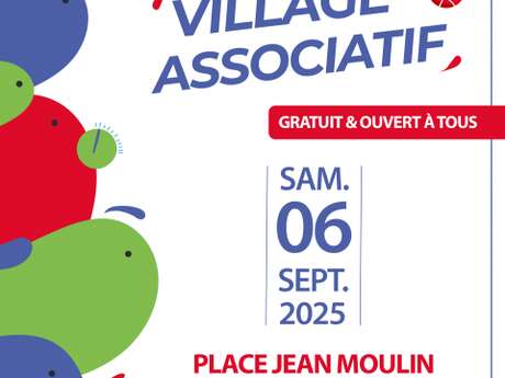 Village associatif à la Place Jean Moulin et au Palais des Sports.