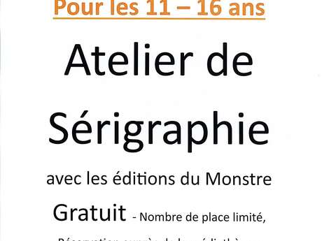 Atelier sérigraphie : "Les animaux et nous"