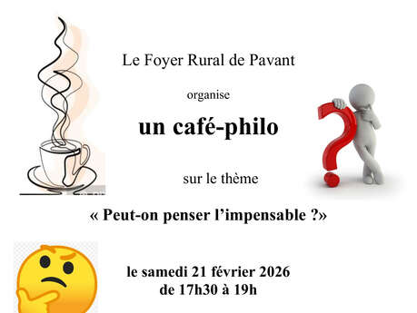 Café-Philo "Peut-on penser l'impensable"