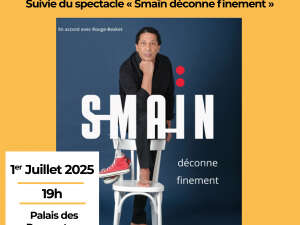 Présentation de la saison culturelle 2025-2026 et spectacle de SMAIN