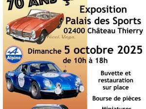 70 ans ça se fête - Exposition de véhicules de collection