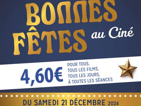 Passez de bonnes fêtes au ciné Du 21/12/2024 au 5/1/2025