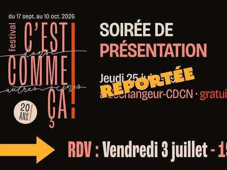 C'EST COMME ÇA ! 2026 - SOIRÉE DE PRÉSENTATION