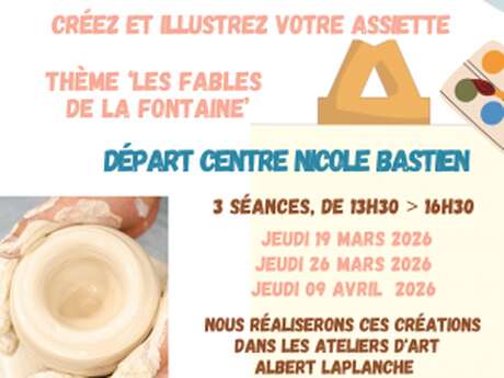 Atelier Céramique – Faïence : Créez et illustrez votre assiette