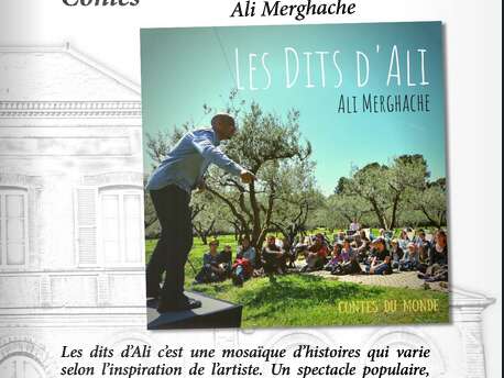 Contes de Ali Merghache à la médiathèque Jacques Lob le 14 décembre 2024