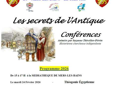 Conférence - "Les secrets de l’Antique : Théogonie Egyptienne"