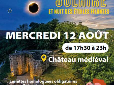 Le 12 août, observez l’éclipse solaire depuis le château médiéval