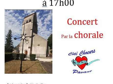 Eglise de Pavant - Concert par la chorale "Côté Choeurs Pavant".