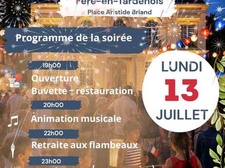 Fête Nationale à Fère-en-Tardenois.