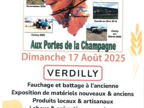 Fête de la moisson du sud de l'Aisne à Verdilly.