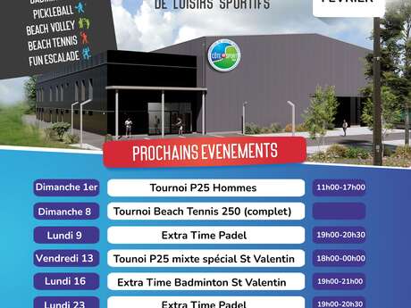 Extra Time Badminton spécial Saint Valentin