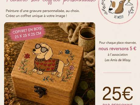 Atelier peindre son coffret personnalisé