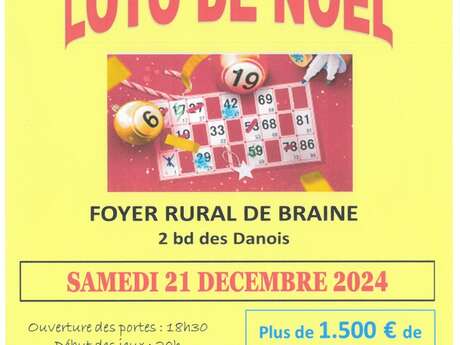 Loto Foyer Rural de Braine Le 21 déc 2024