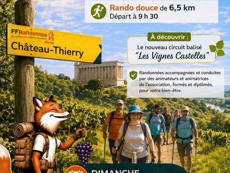 🥾Randonnées Jean de La Fontaine à Château-Thierry !