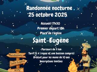 4e édition de la randonnée nocturne de l’ACPV 4e édition de la randonnée nocturne de l’ACPV