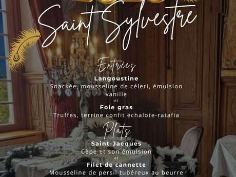 Menu de Noël et de la Saint-Sylvestre au Château de Fère