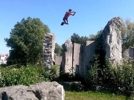Balade PARKOUR avec l'association Urban Gravity de Dunkerque
