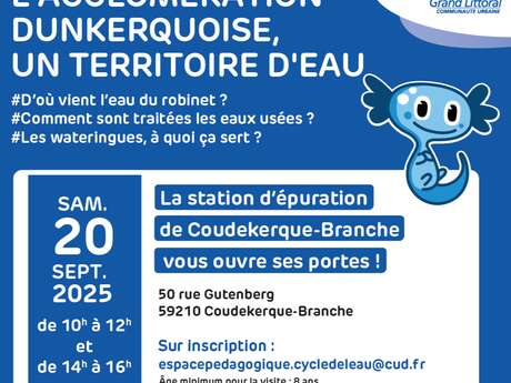 Visite de la station d'épuration de Coudekerque-Branche et de son espace pédagogique !