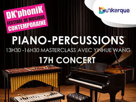 Concert Piano-percussions avec Yinhue Wang