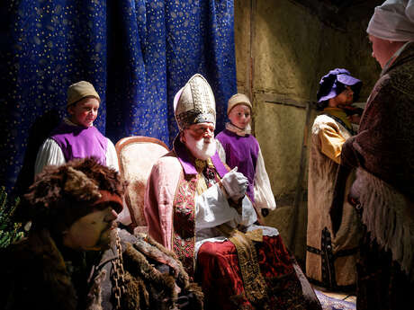 The arrival of Saint Nicholas
