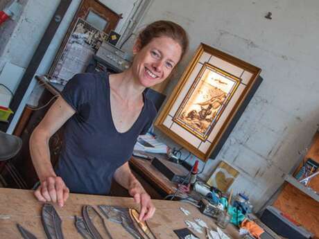 Atelier vitraux - festival Voix et Route Romane