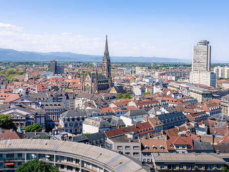 Besichtigung - Workshop: Entdeckung der Ausstellung Mulhouse vue d'en haut mit der ganzen Familie
