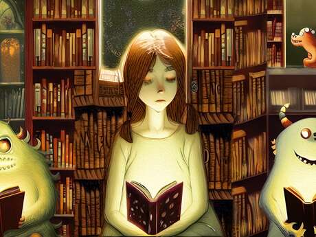 Halloween in der Drouot-Bibliothek