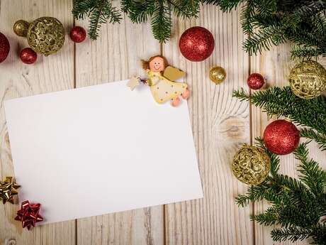 Der Postwagen des Weihnachtsmanns