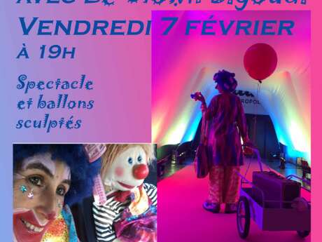 Soirée chandeleur avec le clown Bigoudi au Petit Breuilh