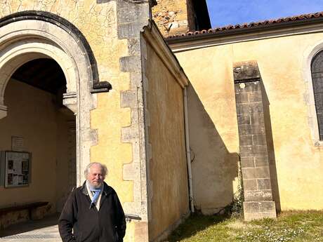 Bernard, à la découverte de l'église Saint-Jacques de Laurède