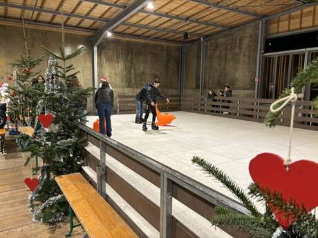 La patinoire de Noël à Saint-Yrieix