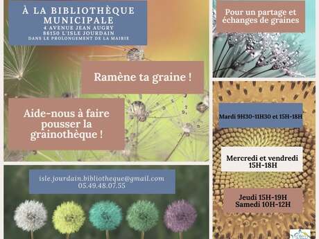 Grainothèque à disposition