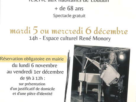 Spectacle de Noël des séniors 2023 (+ 68 ans)