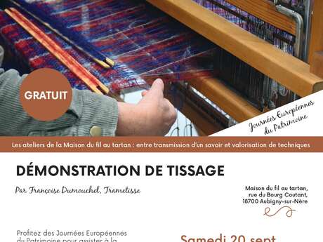 Démonstration de tissage