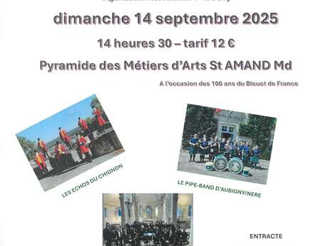 Concert organisé par le 1er R.I.