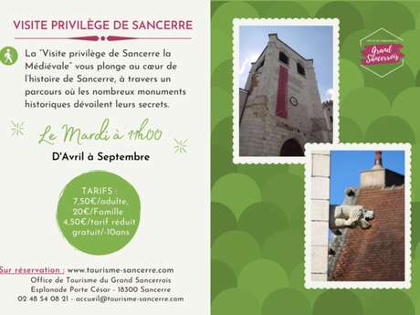 Visite Privilège de Sancerre