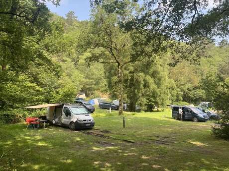 Camping Merlin les pieds dans l'eau