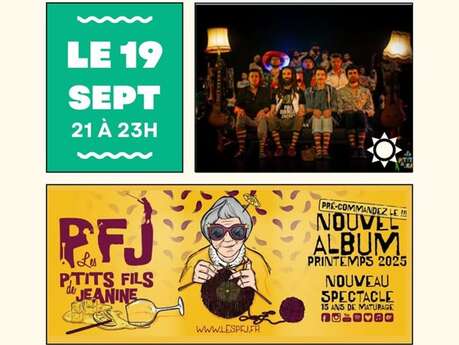 Concert : Les P'tits Fils de Jeanine au Thy'roir