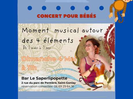 Concert pour bébés - Saperlipopette Bar