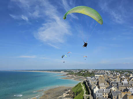Parapente en Baie