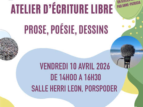 Atelier d'écriture libre