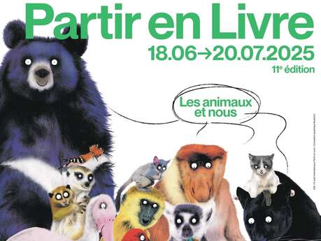 Partir en livre - exposition, jeux et lectures