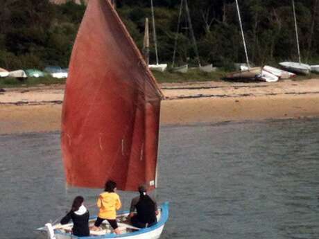 Les Voiles du Petit Pont de l'Ile aux Moines, sorties en petit voilier