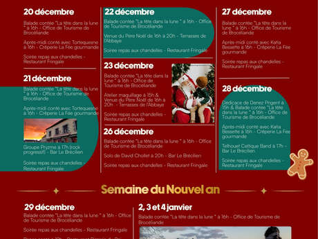 Les fêtes de Noël à Paimpont